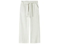 Name It light grey melange wide bukser